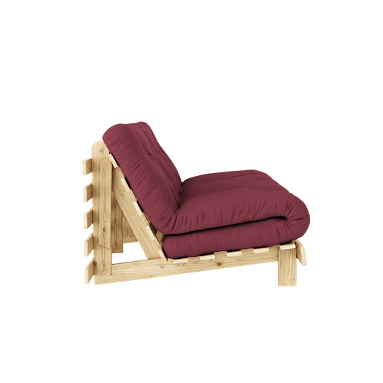 Karup Design Roots Schlafsofa Natur/Bordeaux 160cm