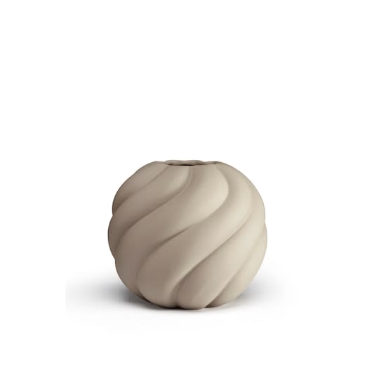 Cooee Design Twist Ball Vas Sand 20cm