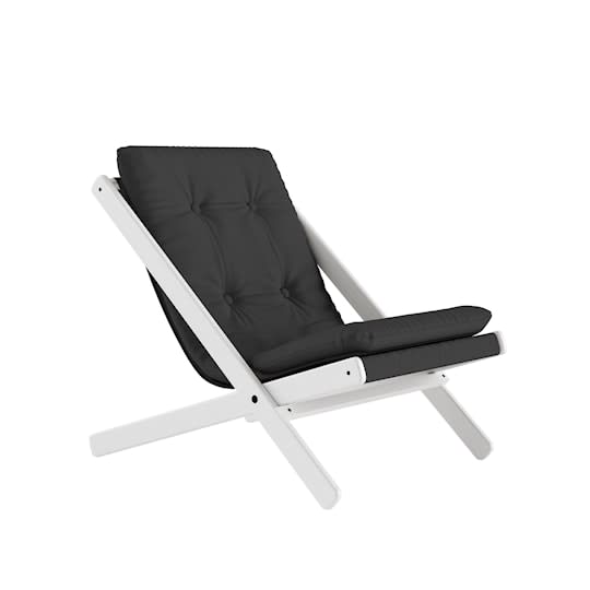 Karup Design Boogie Loungestol Vit/Dark Grey