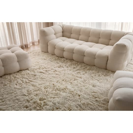 Sleepo Fluffy Flokati-Teppich 70x140