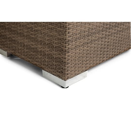 Nordic Outdoor Bora 5-sits Loungegrupp inkl Divan/Blockbord Sand