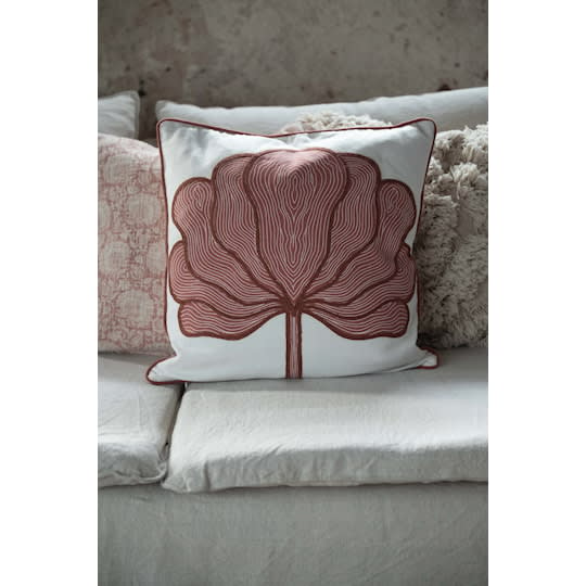 Nordic Home Leah Kuddfodral Peach 48x48