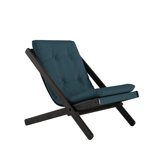 Karup Design Boogie Loungestuhl Schwarz/Petrolblau