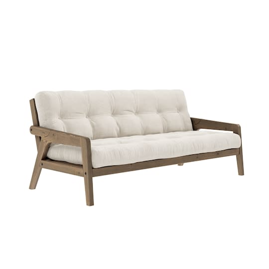 Karup Design Grab Bäddsoffa Brun/Ivory Manchester 204cm