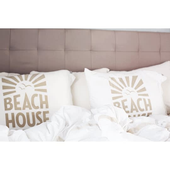 Beach House Company Logo Kissenbezug 50x60