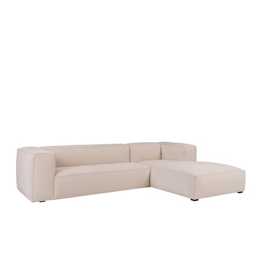 Sleepo Luca Divansofa Rechts Creme 309cm