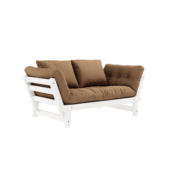 Karup Design Beat Bäddsoffa Vit/Mocca 200cm