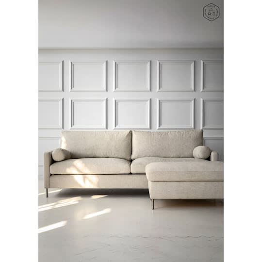 Sleepo Åre 3-istuttava Sohva Beige 227cm