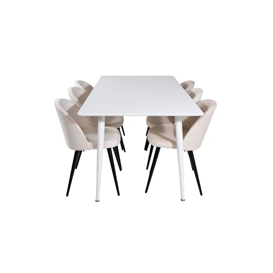 Nordic Home Kristin Matbord Vit 180cm