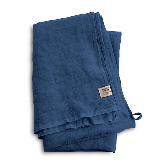 Lovely Linen Hamam Handduk Denim Blue