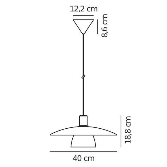 Nordlux Verona Taklampa Svart