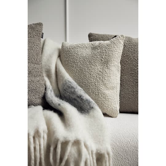 Jakobsdals Moment Boucle Putetrekk Off-White 45x45