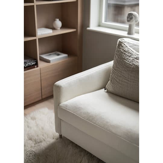 Sleepo Åre 4-Sitzer Sofa Weiß 257cm