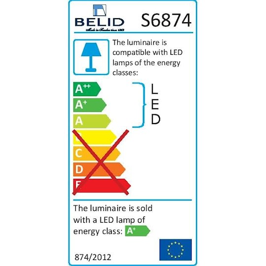 Belid Cato Triospot Led Taklampe Hvit