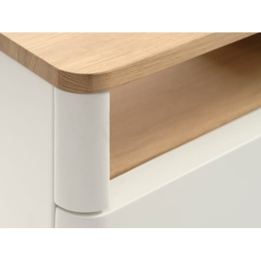 Sleepo Eliana TV-Bänk White/Oak 120cm