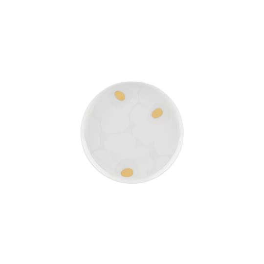 Marimekko Oiva Unikko Assiett White/Gold