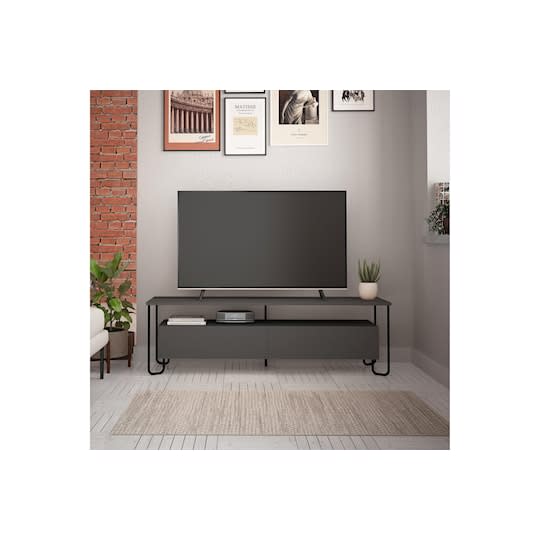 Nordic Home Dylan TV-benk Antrasitt 150 cm