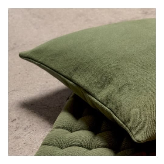 Linum Pepper Kuddfodral Dark Olive Green 50x50