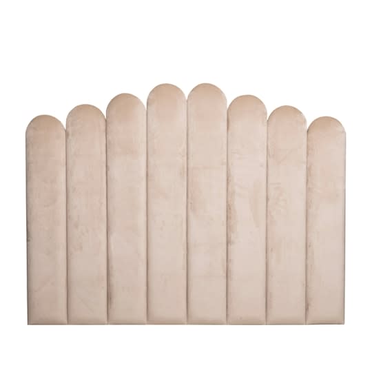 Sleepo Art Samt-Kopfteil Beige 160cm