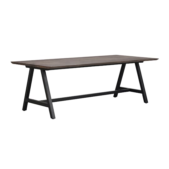 Rowico Home Carradale Matbord A-ben Brun/Svart 220cm