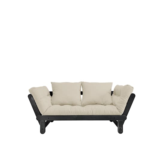 Karup Design Beat Bäddsoffa Svart/Beige 200cm