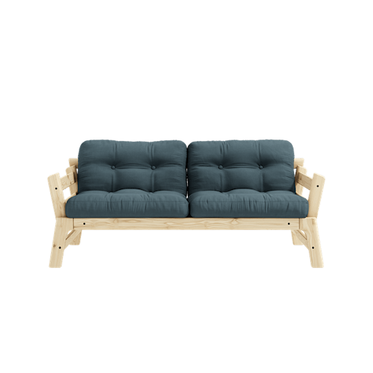 Karup Design Step Bäddsoffa Natur/Petrol Blue 200cm