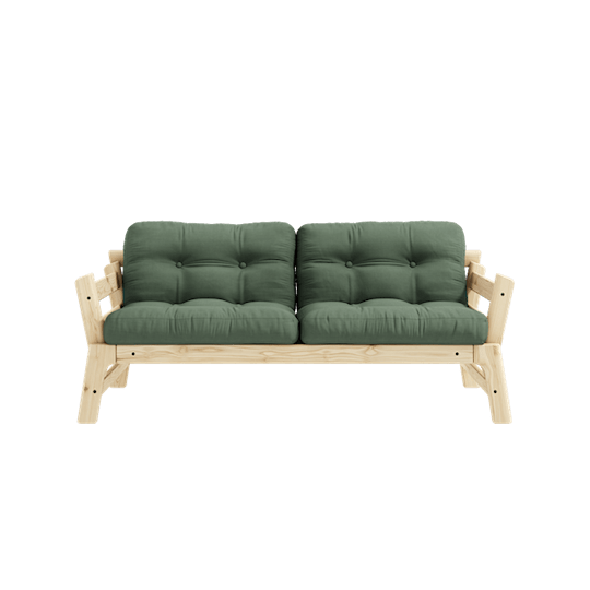 Karup Design Step Sovesofa Natur/Olive Green 200 cm