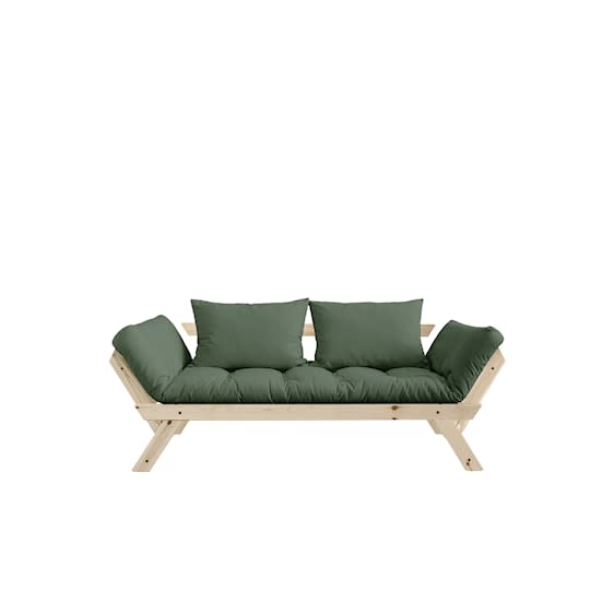 Karup Design Bebop Tagesbett Natur/Olivgrün 174cm