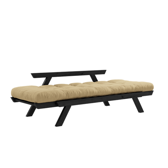 Karup Design Bebop Tagesbett Schwarz/Weizenbeige 174cm