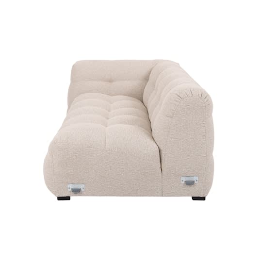 Sleepo Billie 2-Seters Sofa Modul Venstre Armlene Beige Bouclé 174cm