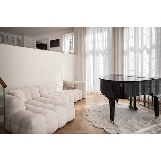 Sleepo Billie Divansofa links Creme Teddy