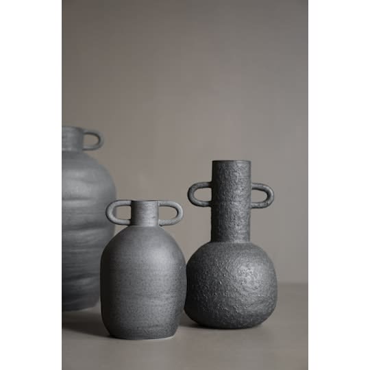 DBKD Long Vase Schwarz Medium