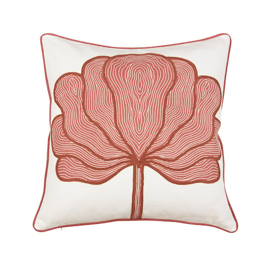 Nordic Home Leah Kuddfodral Peach 48x48