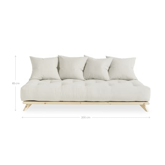 Karup Design Senza Bäddsoffa Natur/Linen 200cm