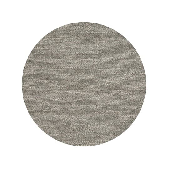 Linie Design Agner Runde Wollteppich Grey Ø240