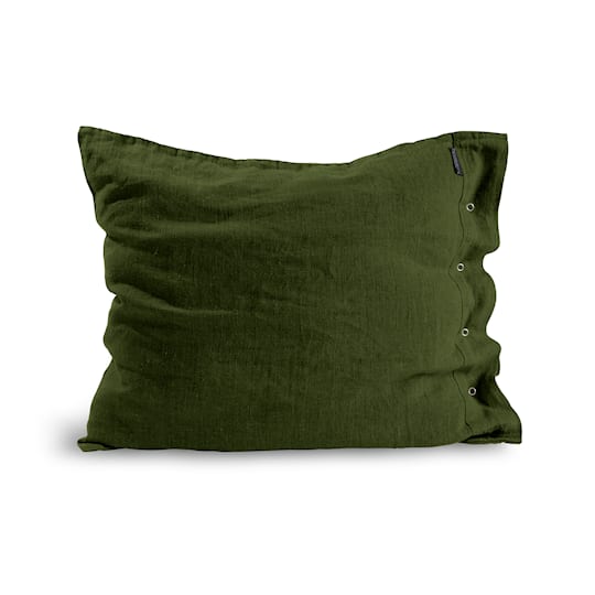 Lovely Linen Påslakan Linne Jeep Green Enkel