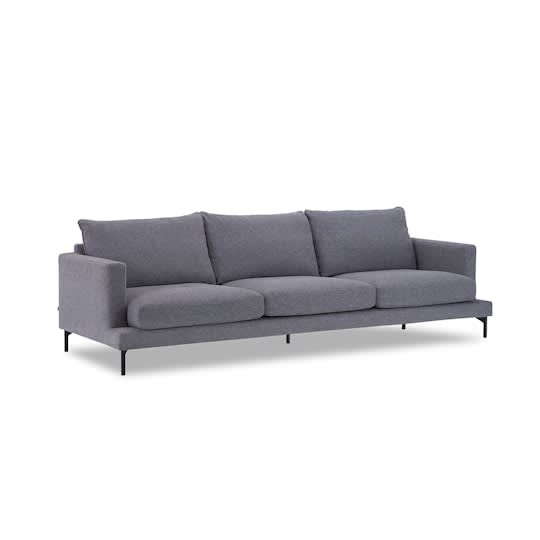 Sleepo Olivia 4-Sitzer Sofa Grau 272cm