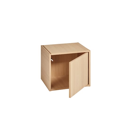 Woud Bricks Cube Right Skåp White Oak 36x36