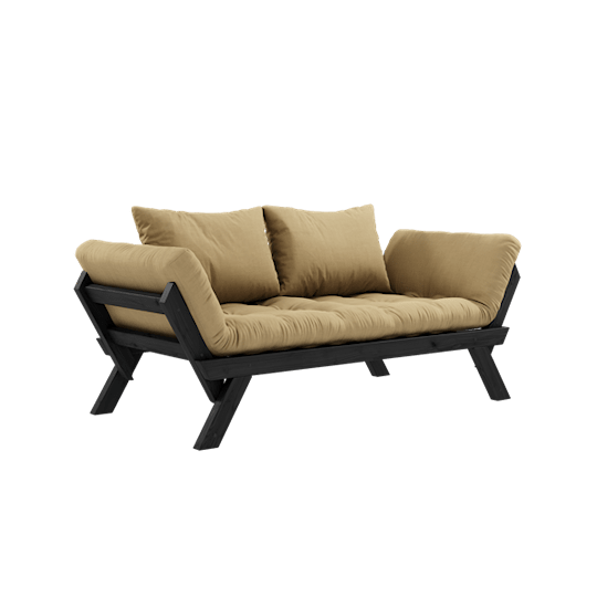 Karup Design Bebop Tagesbett Schwarz/Weizenbeige 174cm