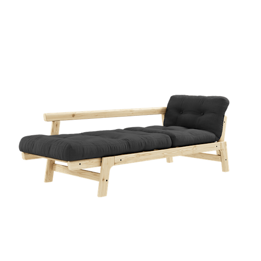 Karup Design Step Bäddsoffa Natur/Dark Grey 200cm