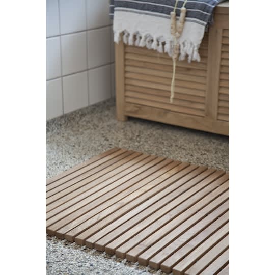 Cinas Bath Badteppich Teak 80cm