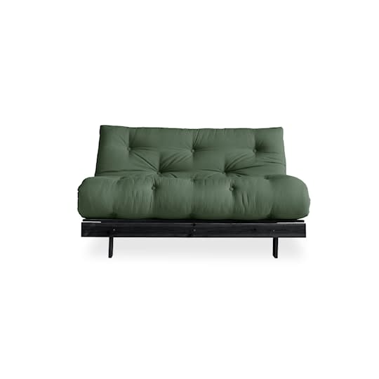 Karup Design Roots Sovesofa Svart/Olive Green 140cm