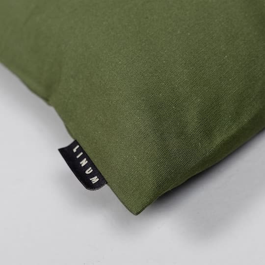 Linum Annabell Putetrekk Dark Olive Green 50x50