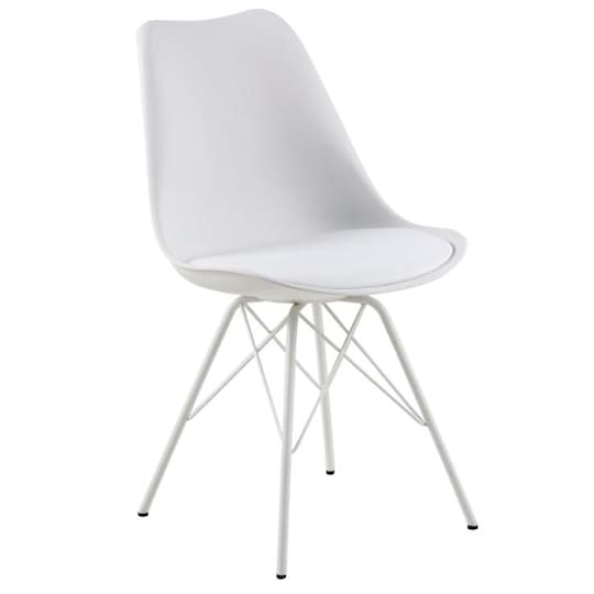 Nordic Home Eira Matstol Konstläder White