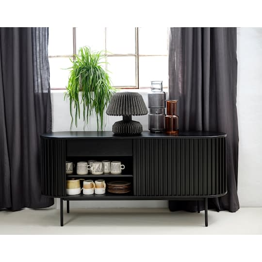 Sleepo Freja Skjenk Black Oak 160cm