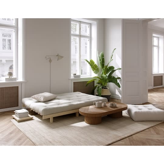 Karup Design Lean Schlafsofa Natur/Petrolblau 190cm