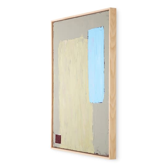 HKliving Abstract Gemälde Pistazie/Blau 60x80