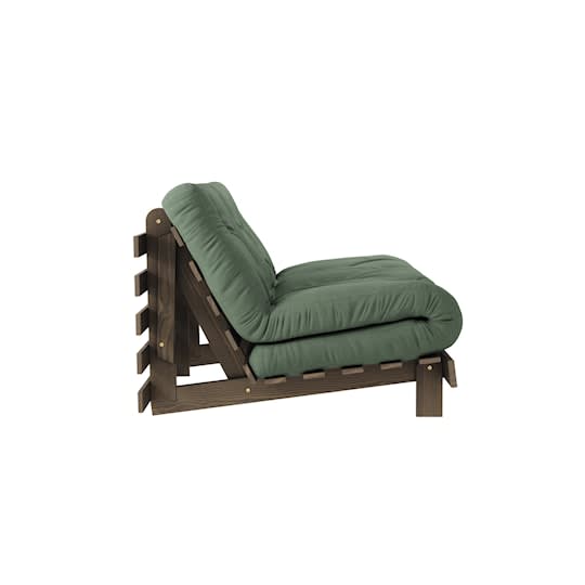 Karup Design Roots Vuodesohva Ruskea/Olive Green 140cm