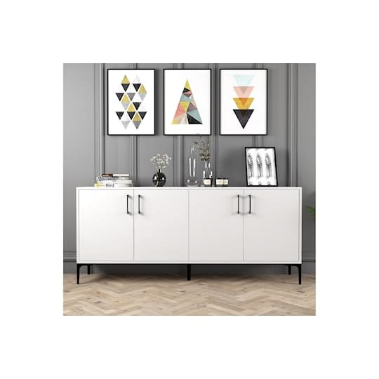 Nordic Home Blair Sideboard Vit 180cm