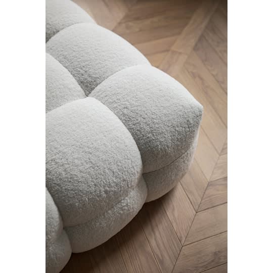 Sleepo Billie Loungesessel Creme Teddy 89cm